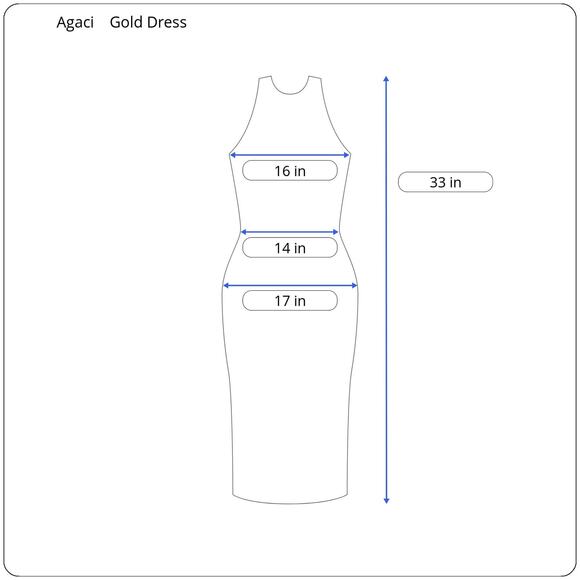 VTG Y2K A'gaci Metallic Gold Studded Peplum Mini Dress Size S Punk Rock Glam - Picture 8 of 8